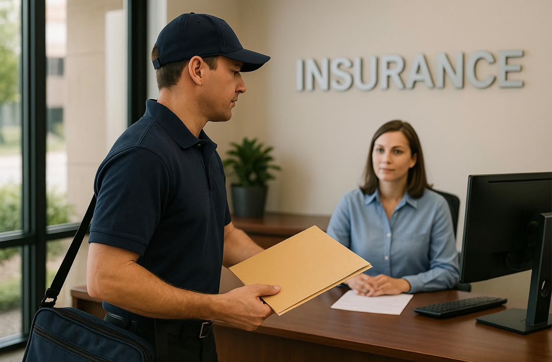 Insured freight shipment in transit